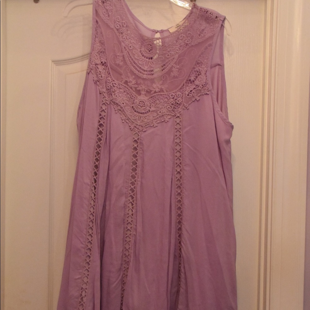 purple dress